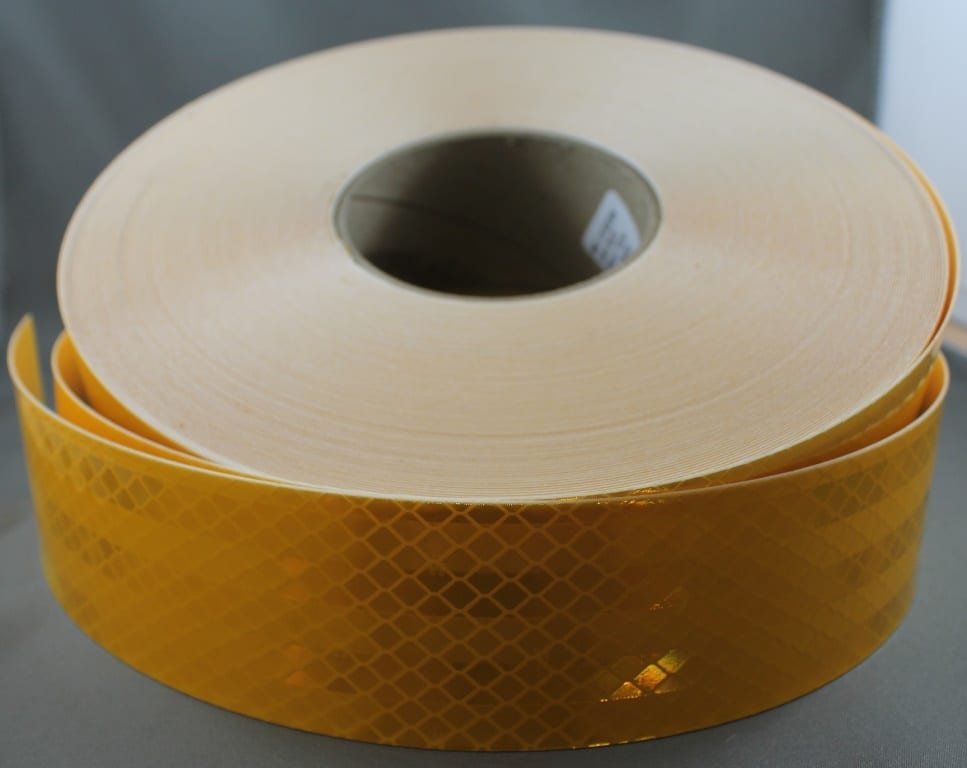 3M Yellow (997-71) Diamond Grade Class 1 Flexible Reflective Tape - Image 6