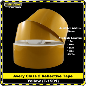 Avery Yellow Class 2 (T-1501) Reflective Tape