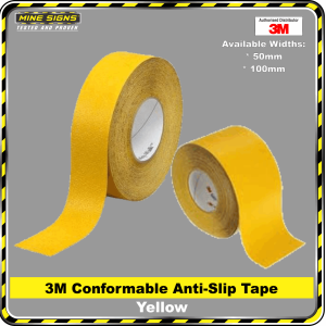 3M Conformable Yellow Anti Slip Tape