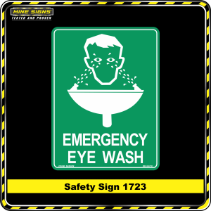 Emergency Eye Wash (Safety Sign 1723)