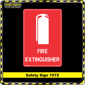 Fire Extinguisher (Safety Sign 1572)