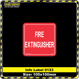 Fire Extinguisher (Info Label 0123)