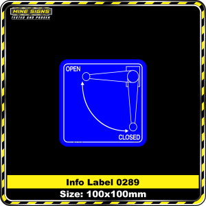 Open -> Closed (Info Label 0289)