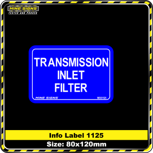 Transmission Inlet Filter (Info Label 1125)