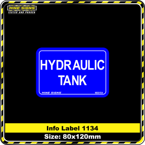 Hydraulic Tank (Info Label 1134)