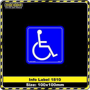 Disabled Symbol (Info Label 1810)