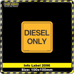 Diesel Only (Info Label 2096)