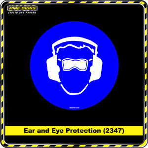 Ear/Eye Protection (Pictogram 2347)