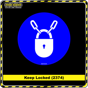 Keep Locked (Pictogram 2374)