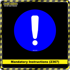 Mandatory Instruction (Pictogram 2367)