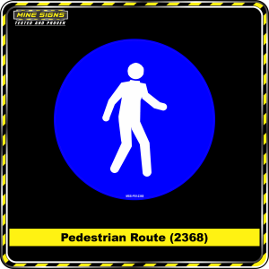 Pedestrian Route (Pictogram 2368)