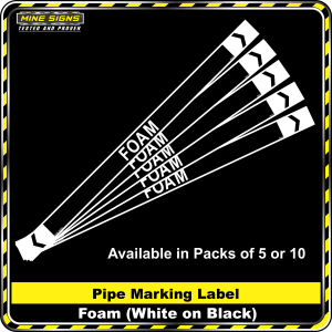 Pipe Marking Label - Foam
