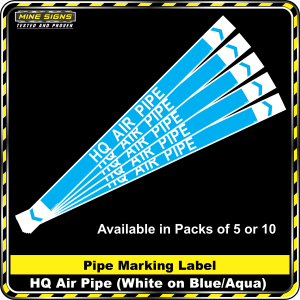 Pipe Marking Label - HQ Air Pipe