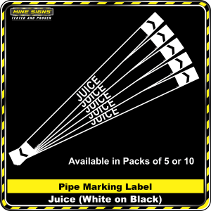 Pipe Marking Label - Juice