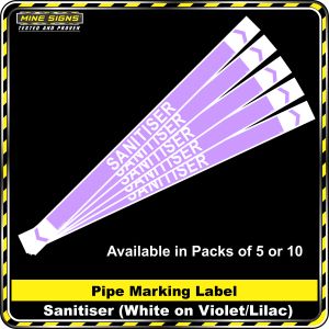 Pipe Marking Label - Sanitiser