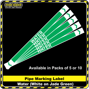 Pipe Marking Label - Water