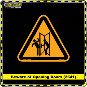 Beware of Opening Door (Pictogram 2541)
