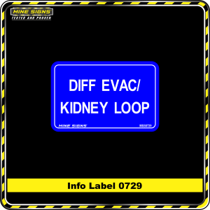 Diff Evac/Kidney Loop (Info Label 0729)