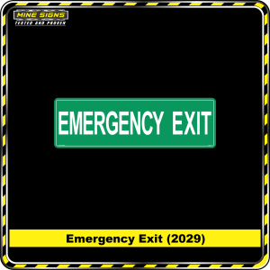 Emergency Exit (Info Label 2029)