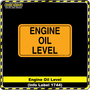 Engine Oil Level (Info Label 1744)