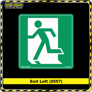 Exit Left (Pictogram 2557)