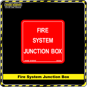 Fire System Junction Box (Info Label 0862) 120 x 120 mm