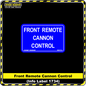 Front Remote Cannon Control (Info Label 1734)