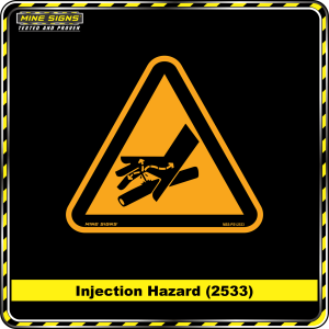 Injection Hazard (Pictogram 2533)