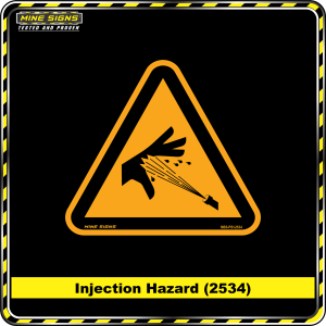 Injection Hazard (Pictogram 2534)