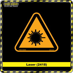 Laser (Pictogram 2418)