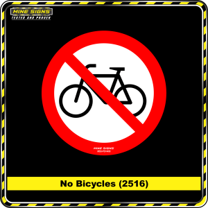 No Bicycles (Pictogram 2516)