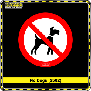 No Dogs (Pictogram 2502)