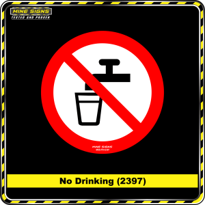 No Drinking (Pictogram 2397)