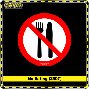 No Eating (Pictogram 2507)
