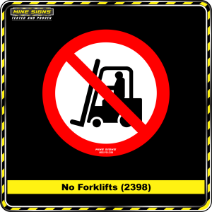 No Forklifts (Pictogram 2398)