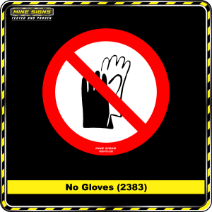 No Gloves (Pictogram 2383)