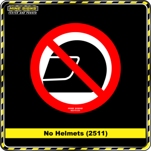 No Helmets (Pictogram 2511)