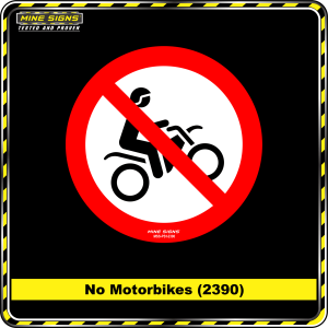 No Motorbikes (Pictogram 2390)