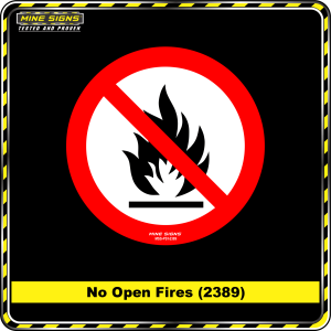 No Open Fires (Pictogram 2389)