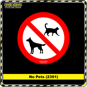 No Pets (Pictogram 2391)