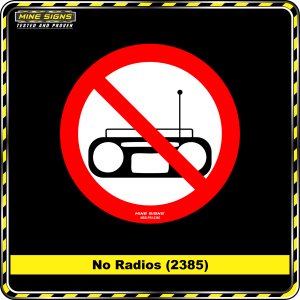 No Radios (Pictogram 2385)