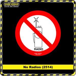 No Radios (Pictogram 2514)
