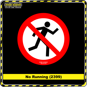 No Running (Pictogram 2399)