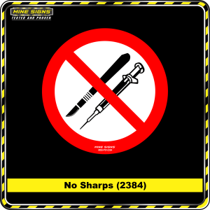 No Sharps (Pictogram 2384)