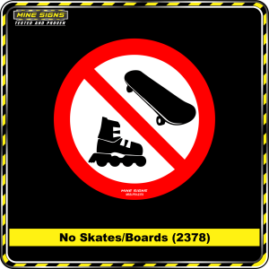 No Skates/Boards (Pictogram 2378)