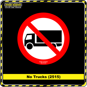 No Trucks (Pictogram 2515)