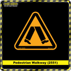 Pedestrian Walkway (Pictogram 2551)
