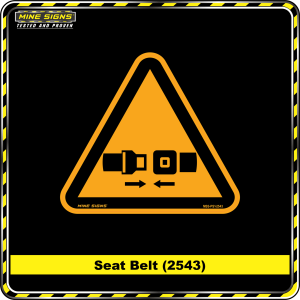 Seat Belt (Pictogram 2543)