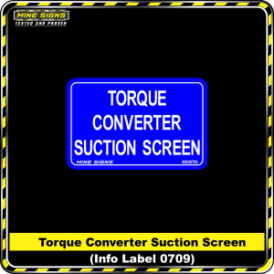 Torque Converter Suction Screen (Info Label 0709)