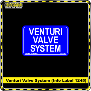Venturi Valve System (Info Label 1245)